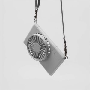 USB Charging 180  Foldable Fan 5,400/min 3 Speeds Adjustable Mini Halter Fan