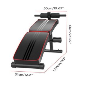 Adjustable Sit up Bench Crunch Board  Abdominal Fitness Home Gym Exercise